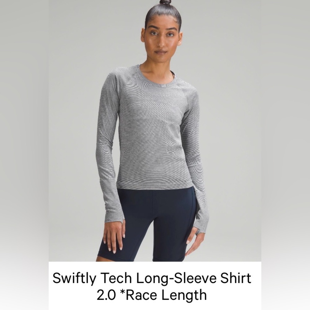 Lululemon swiftly tech long sleeve t shirt (waist length)